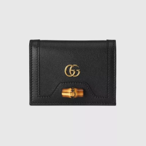 Online Exclusive Card Case Wallet with Bamboo